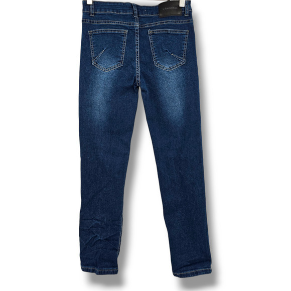 N-Amsterdam Girls Stretch Skinny Leg Dark Wash Jeans Size 14‎ - Picture 2 of 7